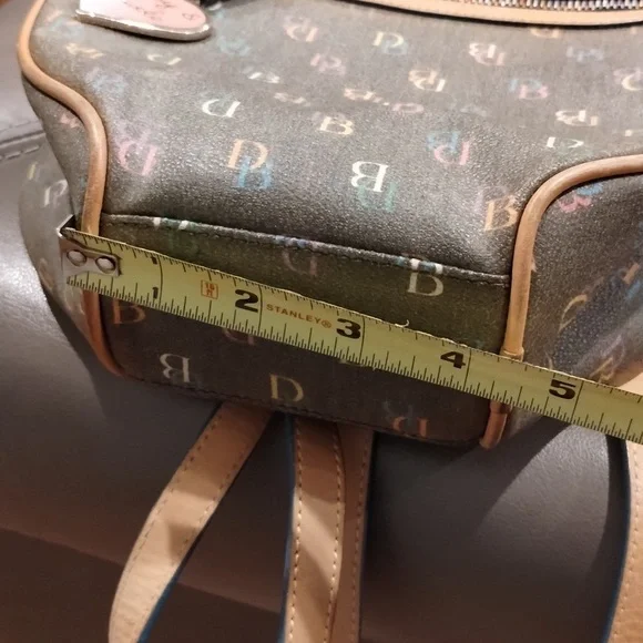Dooney & Bourke Backpack Vintage Multi Colored Rare - Picture 10 of 12
